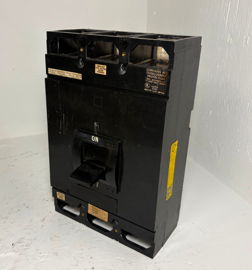 Square D MAL360008M 800A Molded Case Switch Black 600V 3 Pole MA Frame 800 Amp (EM5565-1)