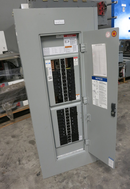 Eaton 225A 208/120V PRL1a Breaker Panel Board MLO 3PH 4W 225 Amp 208V Pow-R-Line (DW7415-2)