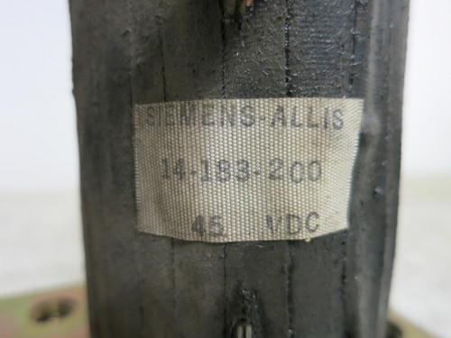 Siemens-Allis 14-183-200 45 VDC DC Contactor Coil 45V 14183200 (DW7414-2)