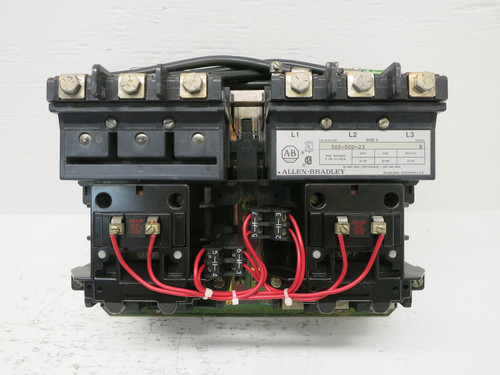 Allen Bradley 505-DOD-23 Size 3 Reversing Contactor 120V Coil 90A 505-D0D-23 A-B (AH0637-2)