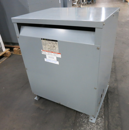 Square D 75 kVA 575 Delta to 460Y/266 V 3PH Dry Type Transformer 75T147HDIT 575V (DW7433-1)