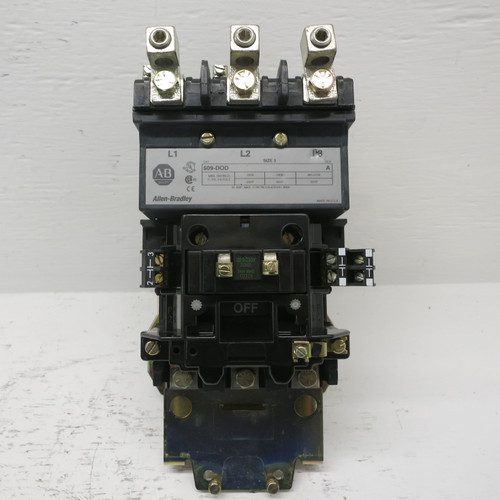 Allen Bradley 509-DOD Size 3 Motor Contactor 240V Coil CD339 90A 509-D0D 3P A-B (AH0639-1)