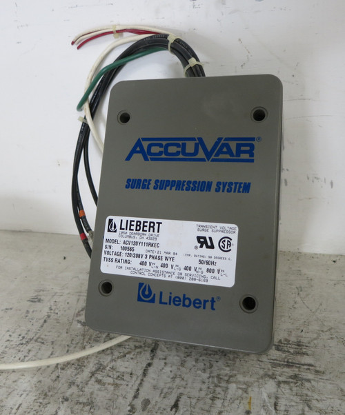 Liebert ACV120Y111RKEC AccuVar Transient Voltage Surge Suppressor 120/208V 3PH (DW7451-2)