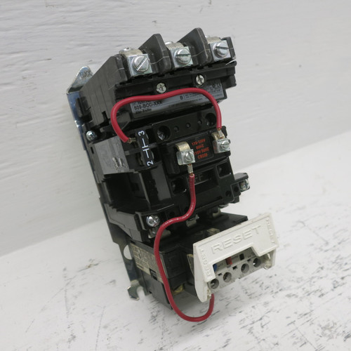 Allen Bradley 509-BOD-XXX NEMA Size 1 Starter SMP-1 120V Coil 592-A2EA 1.6-5A (AH0644-2)
