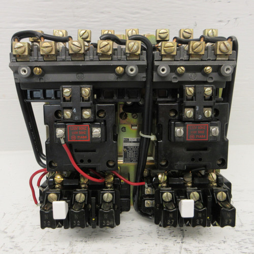 Allen Bradley 715X-BOD13 2 Speed Starter Size 1 120V Coils 27A 7.5HP 715X-B0D13 (AH0651-1)