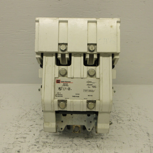 Cutler-Hammer A201K5CA Size 5 Motor Contactor Mod J 120V Coil 270/300A 3PH 600V (AH0657-2)