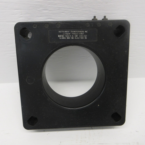 Instrument Transformers Inc ITI 100-152 1500:5 A Current Transformer CT 50-400Hz (AH0690-3)