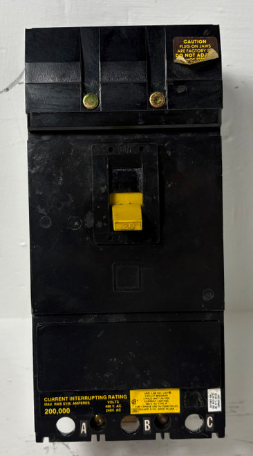 Square D I-Line IF34020 20A Circuit Breaker Type IF 3 Pole 200k @ 480 VAC 20 Amp (EM5621-2)