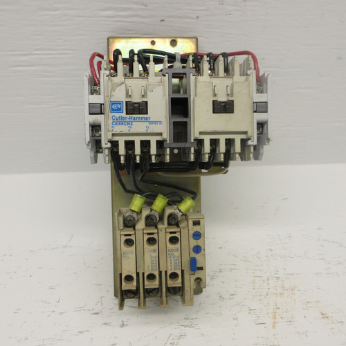Eaton Cutler Hammer CE55CN3 Reversing Starter 120V Coil 3PH w/ C306GN3 + Heaters (AH0714-1)