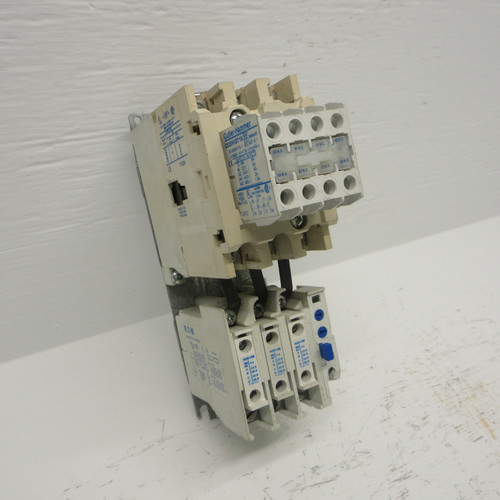 Eaton AN16GN0 Size 2 Motor Starter 25HP 120V Coil w/ C306GN3 + Heaters Ser B1 (AH0713-5)
