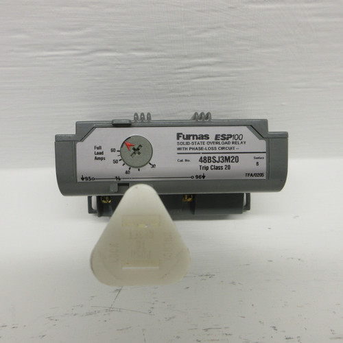 Furnas 48BSJ3M20 Series B ESP100 Solid State Overload Relay 30-60 Amp Class 20 (AH0716-1)