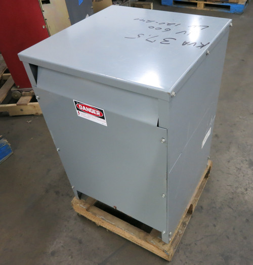 NEW Square D 37.5 kVA 600 to 120/240 V 1PH Dry Type Transformer 37S5H 600V (DW7491-1)