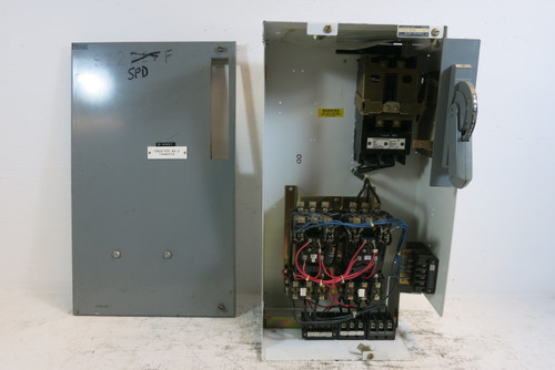 Allen Bradley 2100 30 A Breaker Size 1 Two-Speed Starter 26" MCC Bucket 2-Speed (BJ1046-1)