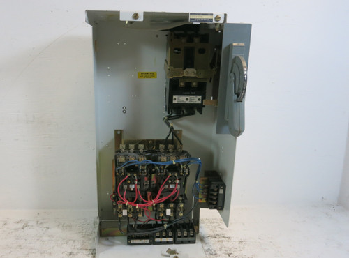 Allen Bradley 2100 30 A Breaker Size 1 Two-Speed Starter 26" MCC Bucket 2-Speed (BJ1046-1)