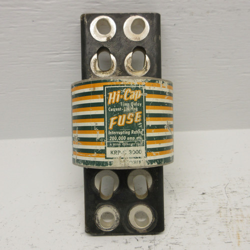 Bussmann KRP-C 3000 3000A Hi-Cap Fuse Class L 600VAC HRC-L 200,000 amp.rms sym. (AH0737-7) Bussmann KRP-C 3000 3000A Hi-Cap Fuse Class L 600VAC HRC-L 200,000 amp.rms sym. (AH0737-7)