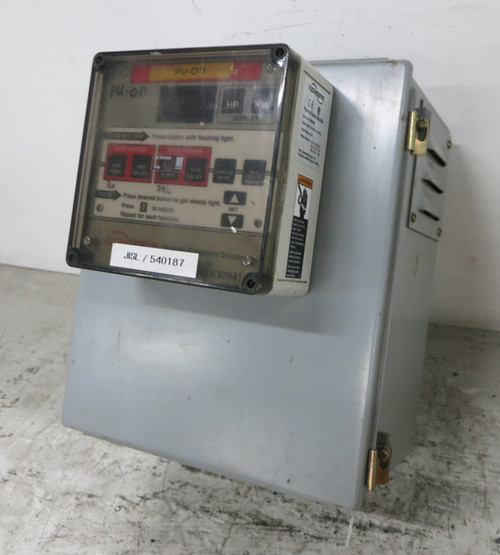 Flowserve AY56930B KW941 Pump Power Monitor w Enclosed MTE RL-03503 Line Reactor (DW7572-1)