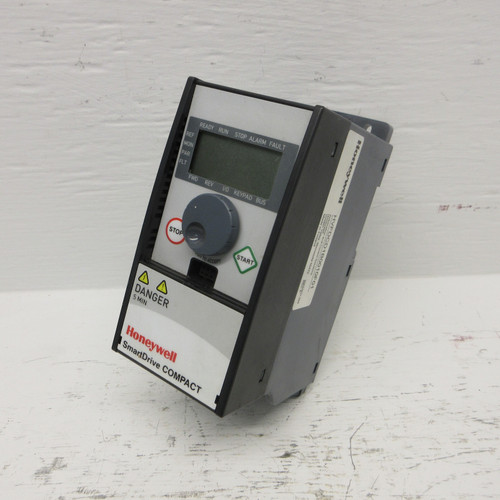 Honeywell HVFDCD1B0010F01 1HP SmartDrive Compact AC VS Drive 230V VFD 3.7A .75kW (AH0764-1)