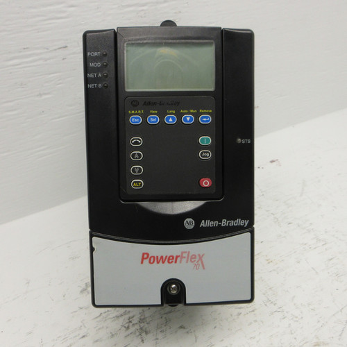 Allen Bradley 20AD1P1A0AYNNNNN 0.5 HP PowerFlex 70 AC VS Drive 480V VFD Series A (AH0761-1)