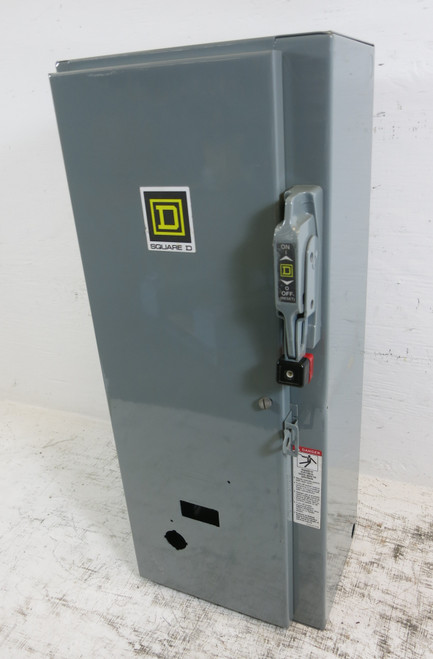 Square D 60A Fusible Size 2 Starter Combination Box 60 Amp Combo 8536SDO1S 8538 (DW7599-1)