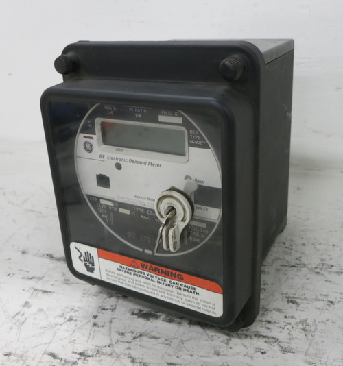 GE Type ES-5 718X100022 Electronic Demand Meter Watthour Meter 120V 4W ES5 (DW7626-1)