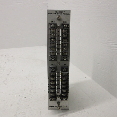Bently Nevada 130732-01 Velomitor XDUCR I/O & Record Terminals PWA 129974-01 PLC (AH0805-6)