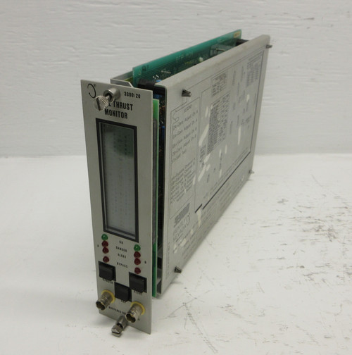 Bently Nevada Dual Thrust Monitor 3300/20-12-01-01-00-00 PLC PWA 79482-01 330020 (AH0807-1)