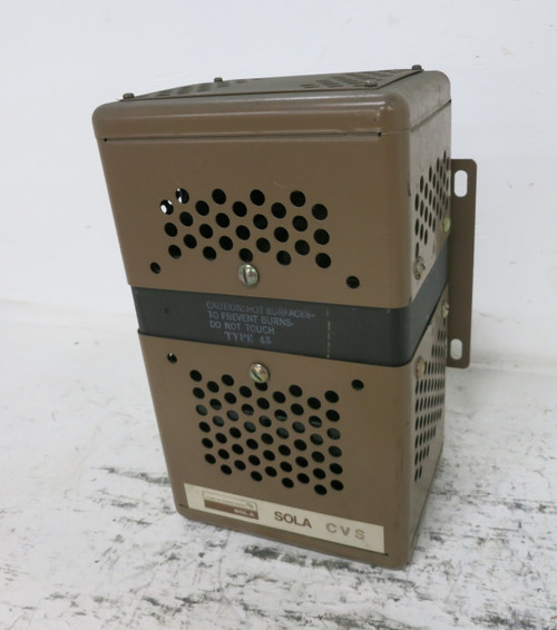 SOLA CVS 23-23-150-8 500 VA Constant Voltage Transformer 120/240V MCR Power 1PH (DW7695-2)