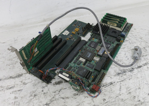 Nematron CPU 486SI Processor Control Board w/ 110A0240 300A0125 Card 118A0036 (DW7715-1)