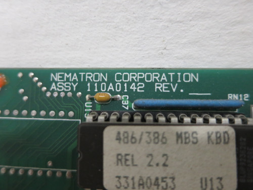 Nematron 300A0094 110A0142 Control PC Board PCB 110A0178D Display 4624 (DW7716-1)