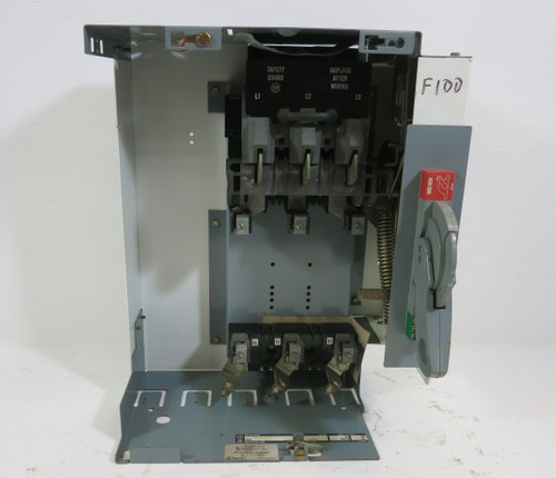 Allen Bradley 2100 Centerline 18" 100 Amp Fusible Feeder MCC Bucket 100A Fuse (BJ1063-2)