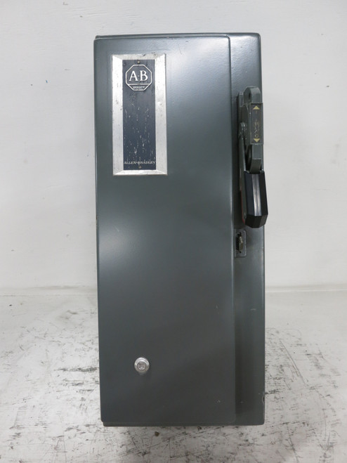 Allen Bradley 60 Amp Fusible Size 2 Motor Starter Combination Combo Box 509-COD (DW7739-1)
