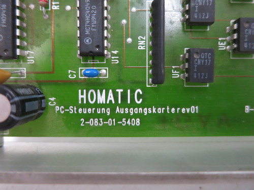 Homatic 2-083-01-5408 Control Output Card PLC Module PC-Steuerung Ausgangskarte (DW7747-1)