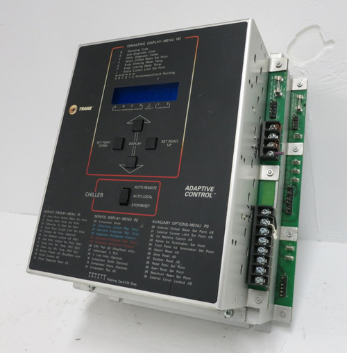 Trane X13650362-05 Rev J Chiller Adaptive Control Display w/ X13650361-04 PLC (DW7745-1)