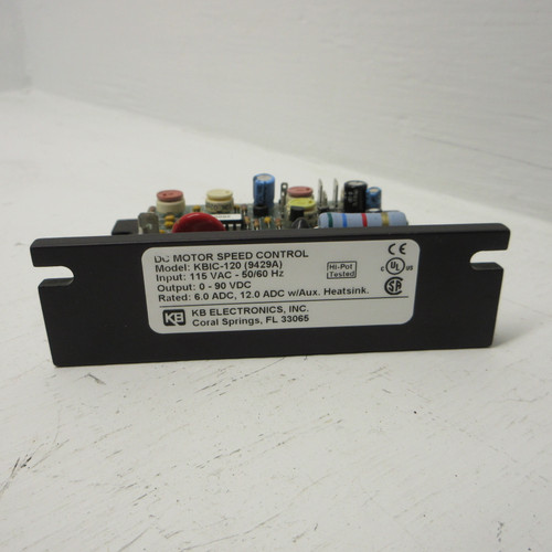 NEW KB Electronics KBIC-120 Solid State Variable Speed DC Motor Control (9429A) (AH0857-1)