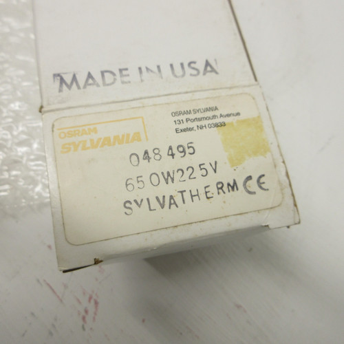 NEW Sylvania 048495 220/230V Osram Sylva-Therm 650W 225V Ceramic Heater Element (AH0859-15)