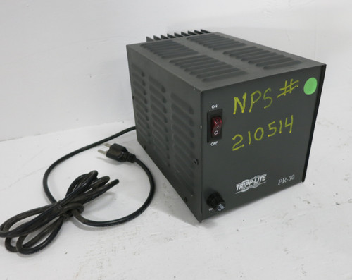 Tripp-Lite PR-30 30A DC Power Supply AC - DC 120V - 13.8 VDC PR30 30 Amp 120 VAC (DW7763-1)