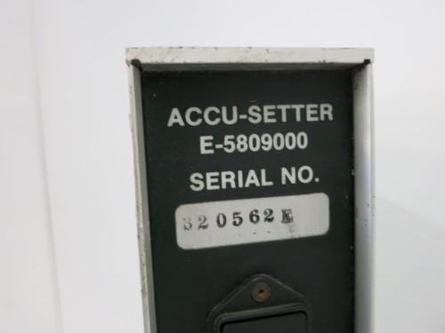 Edmunds Gages Accu-Setter E5809000 Microprocessor Column Amplifier E9030 (DW7762-1)