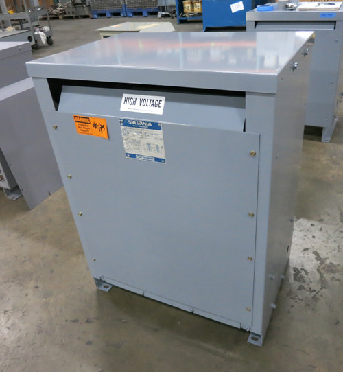 Sylvania 63 kVA 575 Delta to 230Y/133 V 3PH Dry Type Transformer 575V - 230V (DW7772-1)