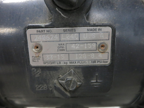 Graco 240624 Diaphragm Pump Husky 1040 120 PSI 8.4 Bar 240-624 42 GPM 159 l/min (DW7778-1)