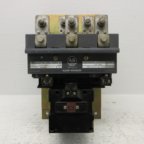 Allen Bradley 702-FOD93 Size 5 Motor Starter 120V Coil 270A 600V 200HP 702-F0D93 (AH0868-1)