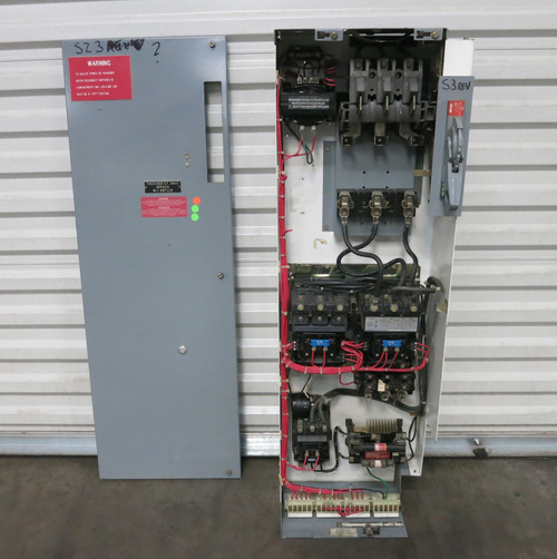 Allen Bradley 2100 Size 3 Reversing Starter 60 Amp Fusible 46" MCC Bucket (BJ1065-2)