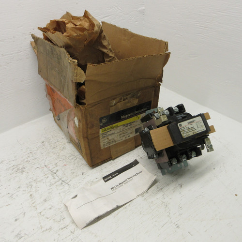 NEW GE CR305D002 CR305D0** Size 2 Motor Contactor 25HP 45A 600VAC 120V Coil NIB (AH0875-1)