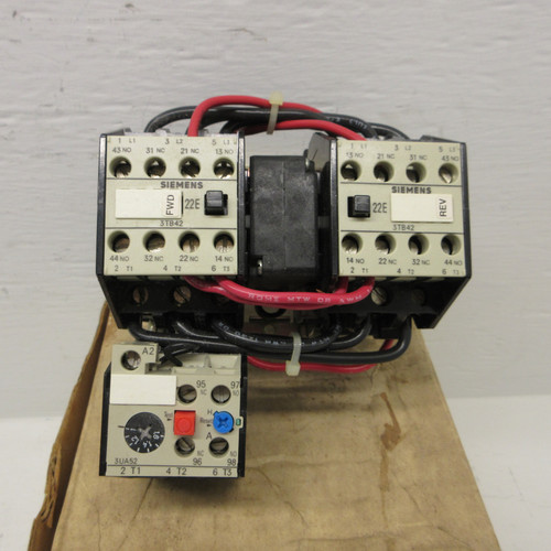 NEW Siemens CRL0B4217 Reversing Starter Size 00 3UA5200-1A 3TB42 MODIFIED NIB (AH0882-1)