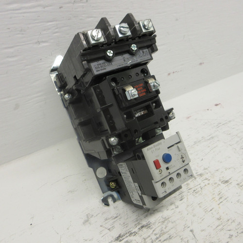 Allen Bradley 509-BOD-XXX NEMA Size 1 Starter E1-Plus 120V Coil 592-EEDC FLAWED (AH0889-1)