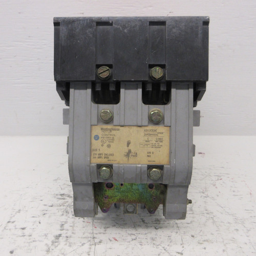 Westinghouse A201K5CAC Size 5 Contactor 480V Coil 270/300 Amps 3PH 600V Model C (AH0893-1)