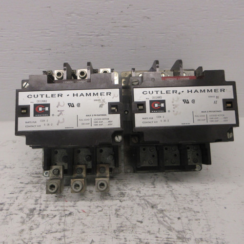 Cutler Hammer C832KN3 Reversing Contactor 120V Coil 1891-1 Series B1 200 Amp 3P (AH0906-1)