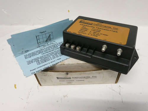 NEW Modus Instruments T1004E50 Pressure Transmitter 0-.500 in 11-32 VDC (DW7841-1)
