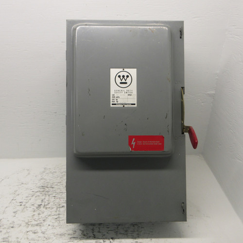 Westinghouse GF-424N General Duty Fusible Safety Switch 200A 240V 3PH 4W 200 Amp (AH0920-1)