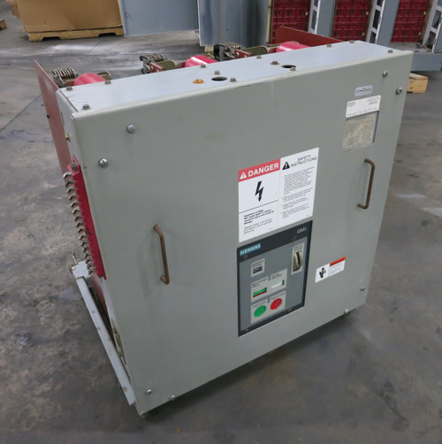 Siemens 15-GMI-500-1200-37 1200A 15kV Vacuum Circuit Breaker 1200 Amp VS-10006 (DW7855-1)