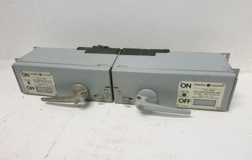 GE THFP222X 60A 240V 2P Twin Fusible Panelboard Switch Dual 60 Amp 2 Pole QMR (DW7881-1)